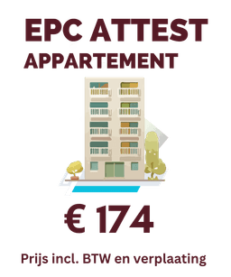 EPC attest aanvragen voor appartement – vanaf €174